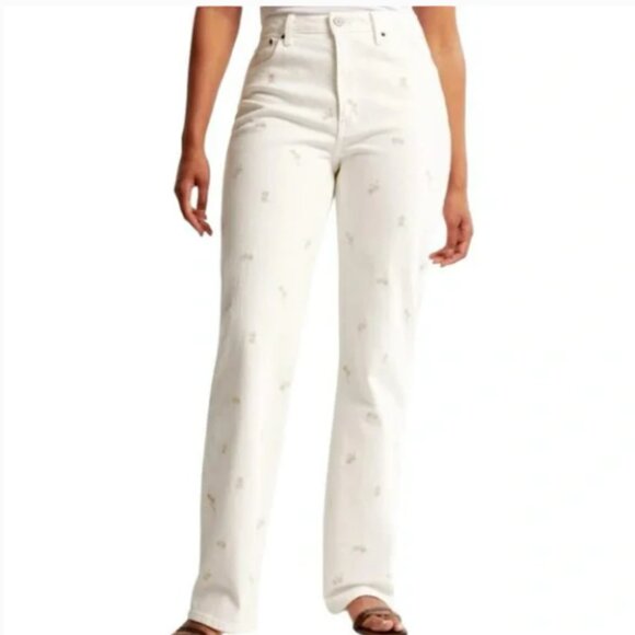 SEVEN7 90s Straight Jeans Floral‎ Print - 8 - Picture 1 of 6